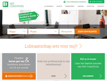 Tablet Screenshot of hetcoachhuis.nl